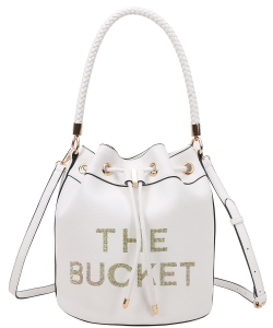 The Bucket Hobo Bag TB1-L9018 WHITE